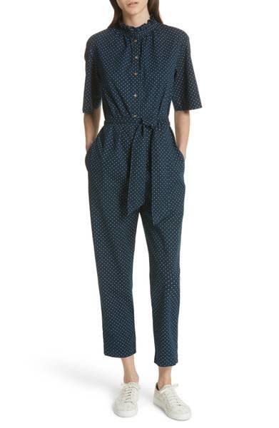 Get it on <a href="https://shop.nordstrom.com/s/la-vie-rebecca-taylor-dahlia-dot-jumpsuit/4885099?origin=category-personalizedsort&amp;fashioncolor=MIDNIGHT%20NAVY" target="_blank">Nordstrom for $295</a>.