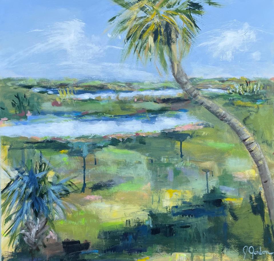 Artist Jill Gordon's "Naples Botanical Garden" will be on display at the “2023 Summer Exhibition” at the Rookery Bay Environmental Learning Center, 300 Tower Road in Naples, from Aug. 1-Oct. 27. Selected works are from 30 artists who depict Florida nature in a wide variety of media.