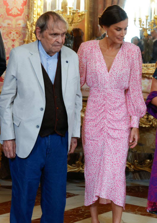 Doña Letizia y Rafael Cadenas