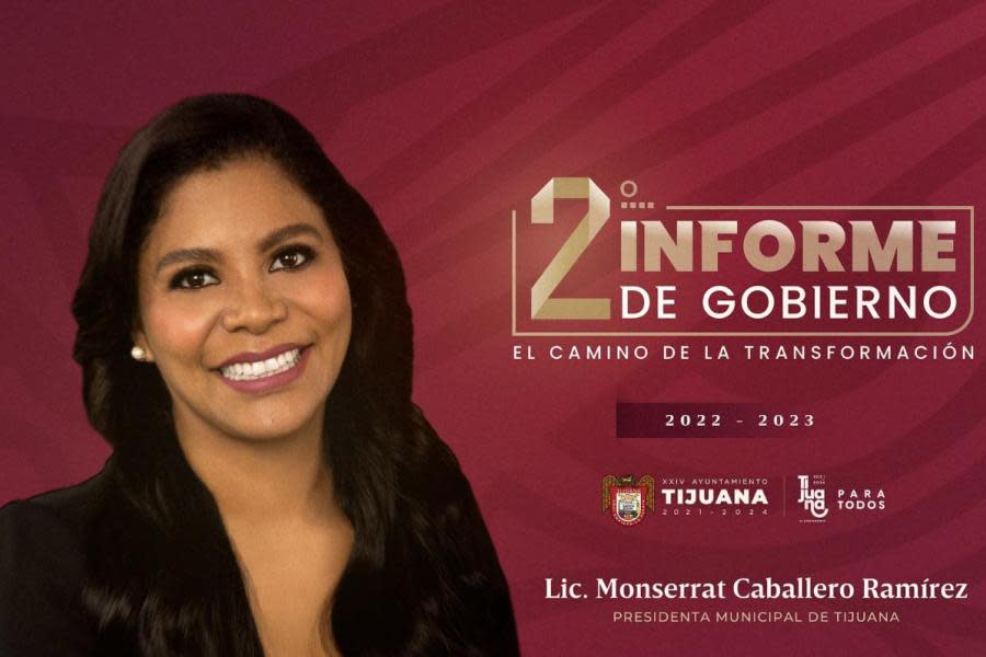 Alcaldesa de Tijuana Montserrat Caballero presentará su segundo informe de gobierno