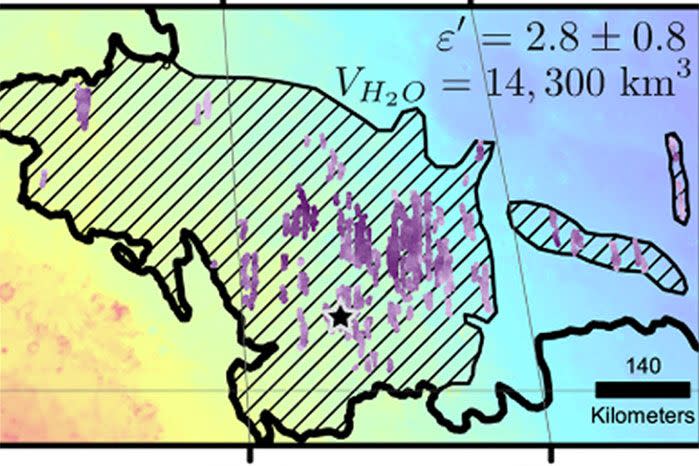 Location of large 