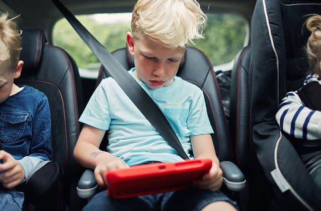 Dads tend to take more precautions when children are in the car. Picture: Centre for Road Safety