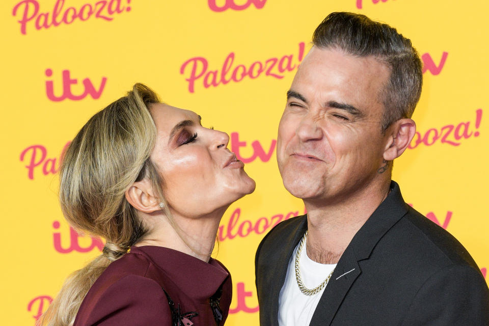 Ayda Williams and Robbie Williams attending ITV Palooza! held at Royal Festival Hall, Southbank, London.