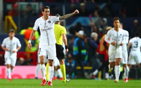 Angel Di Maria stars on his return to Old Trafford - Credit: getty images