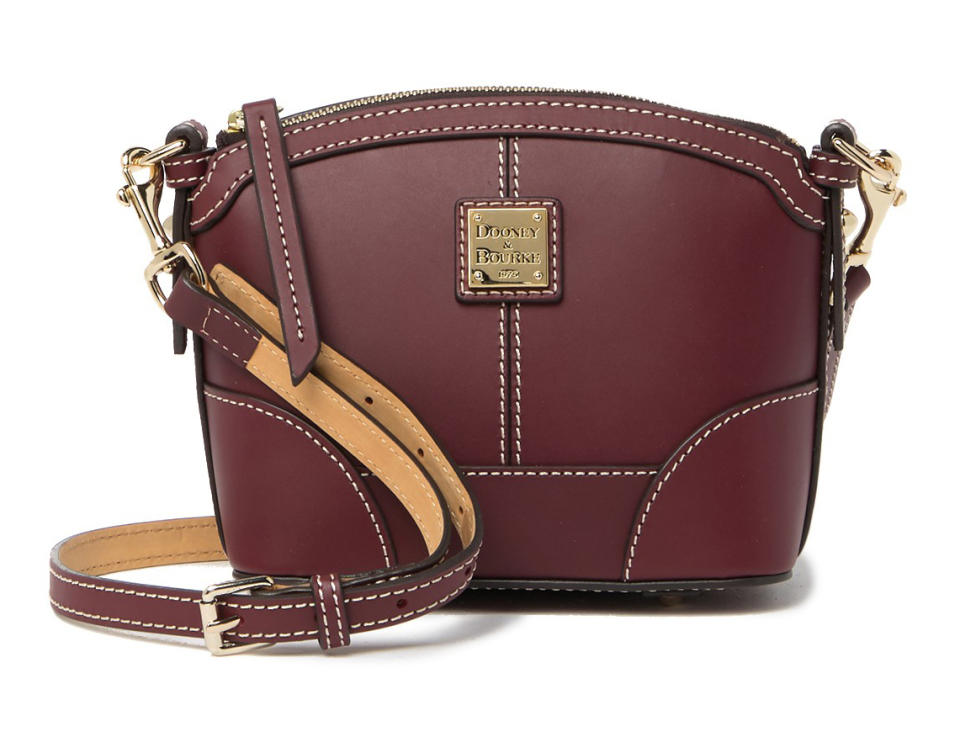 Dooney & Bourke Mini Domed Leather Crossbody Bag. (Photo: Nordstrom Rack)