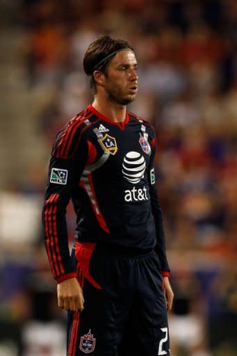 David Beckham of the MLS All-Stars, seen here during their game against the Manchester United at Red Bull Arena in Harrison, New Jersey. Manchester United won 4-0