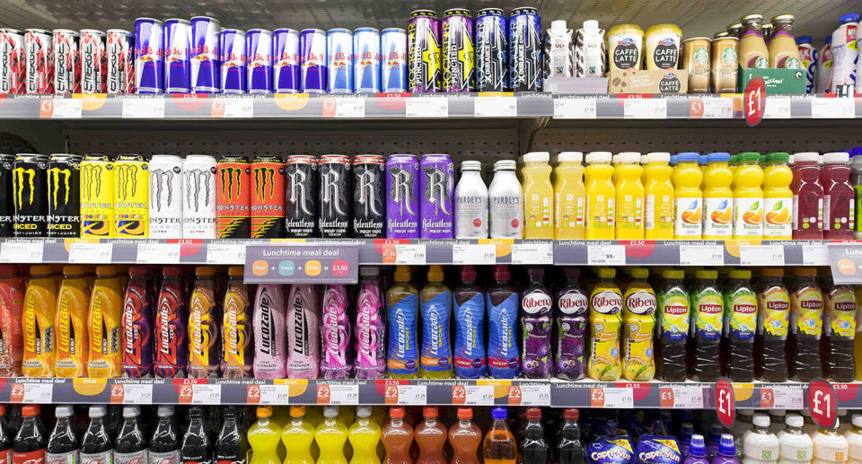 There is currently now proof of age required to purchase highly caffeinated drinks. Source: Getty