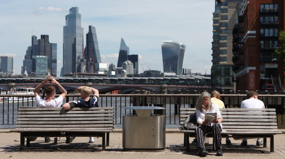 Shares were down in London on Thursday (Luciana Guerra/PA) (PA Wire)