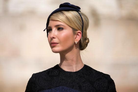 Ivanka Trump serves as an adviser to the president, her father (AFP/Getty)