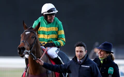 Geraghty enjoys the victory with his team  - Credit: PA