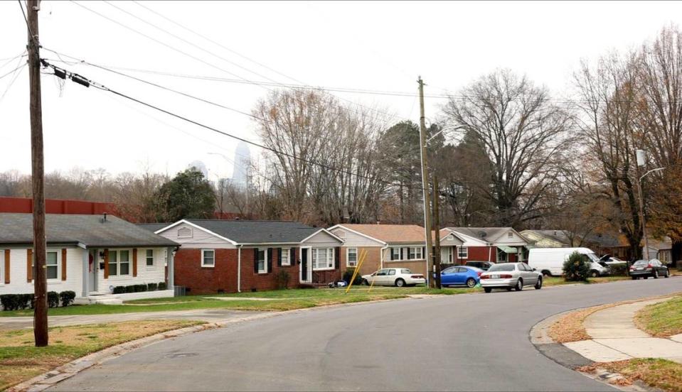 The ranch-style, brick houses in Oaklawn Park were built between 1955 and 1961. The majority of them still stand today.