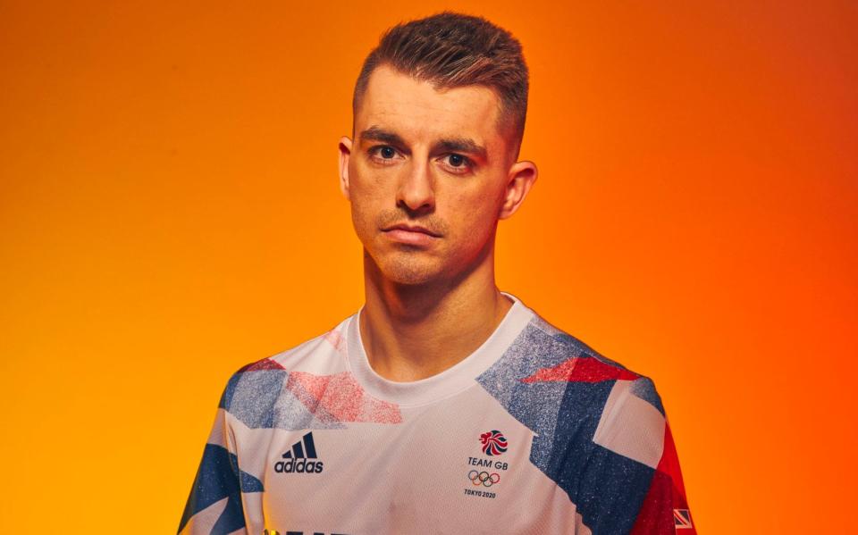 Max Whitlock in the new TeamGB kit - PA Photo