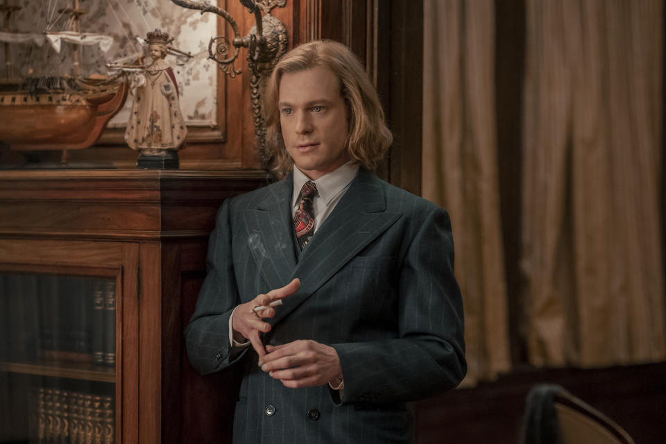 Sam Reid as Lestat De Lioncourt - Interview with the Vampire _ Season 1, Episode 7 - Photo Credit: Alfonso Bresciani/AMC