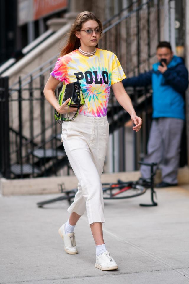 Gigi Hadid Nails High-Low Fashion by Pairing Ripped Jeans With the