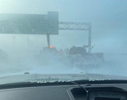 The Butte des Morts causeway on Interstate 41 in Oshkosh has hazardous driving conditions.