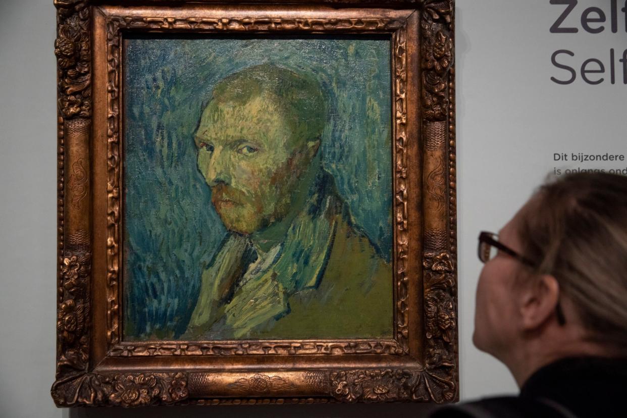 A journalist takes a closer look at the previously contested painting by Dutch master Vincent van Gogh, a 1889 self-portrait, of which the authenticity was recently confirmed: AP