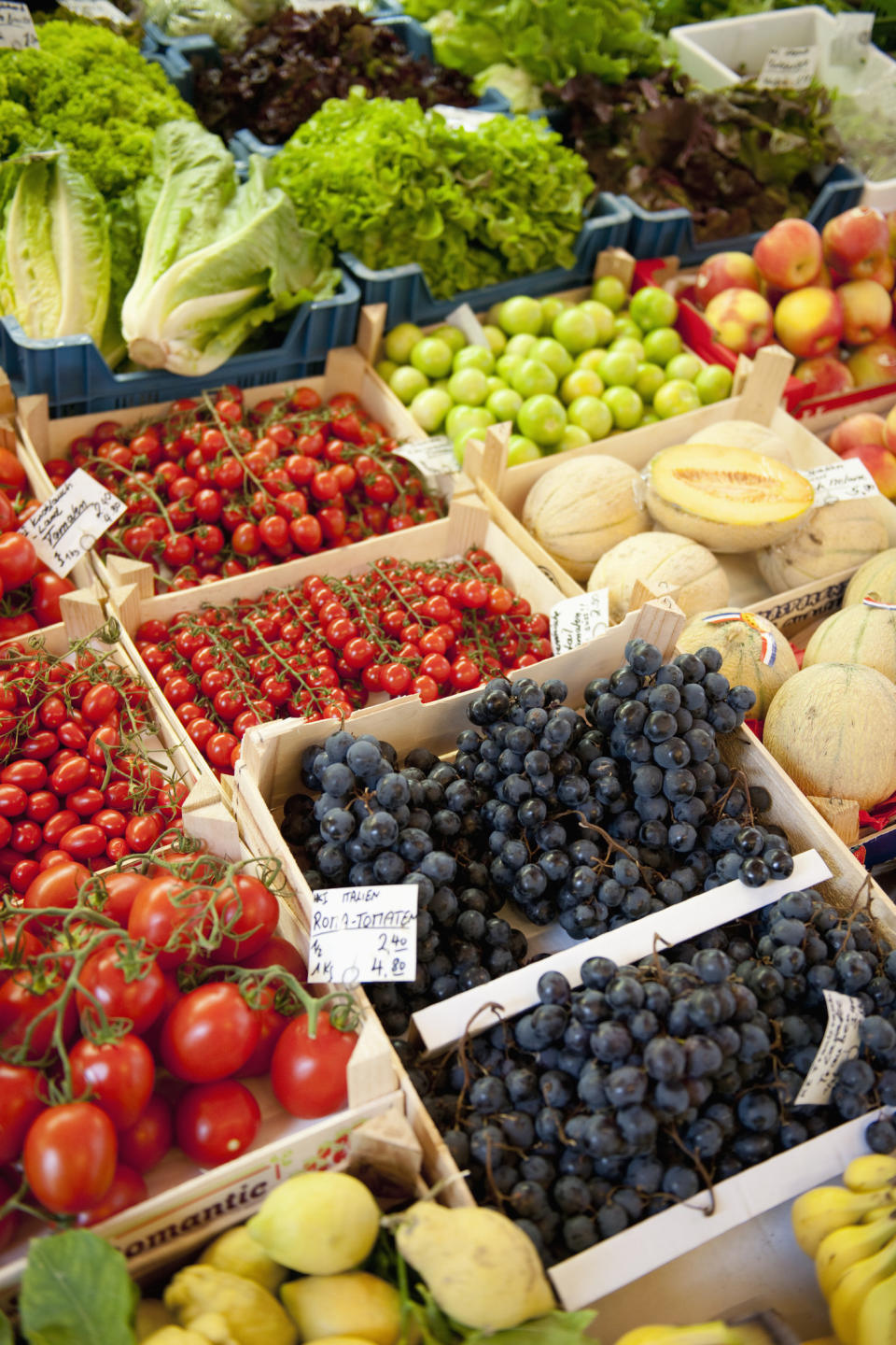 Fresh produce market.