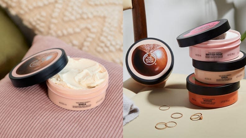 The Body Shop's Shea Body Butter moisturizes the skin without making it feel heavy or greasy.