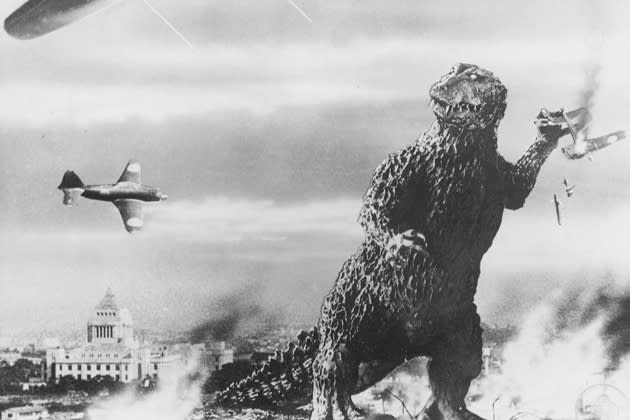 So sah Godzilla in der ersten japanischen Filmfassung aus dem Jahre 1954 aus (Bild: ddp images).