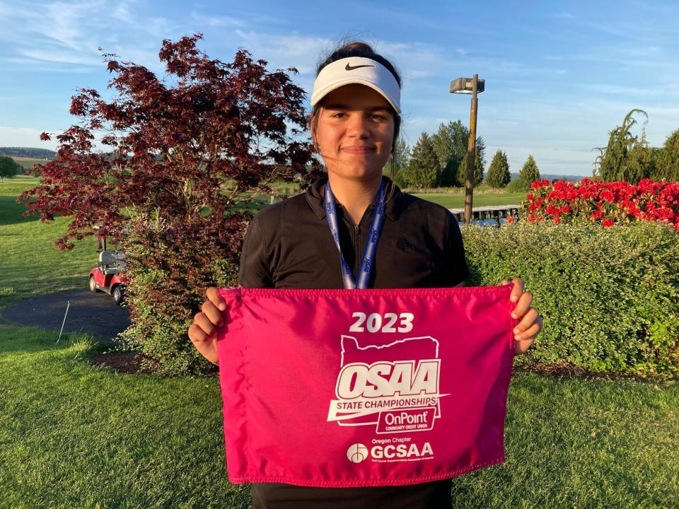 Thurston junior Olivia Grandberry finished tied for fourth at the OSAA Class 5A state golf championship.
