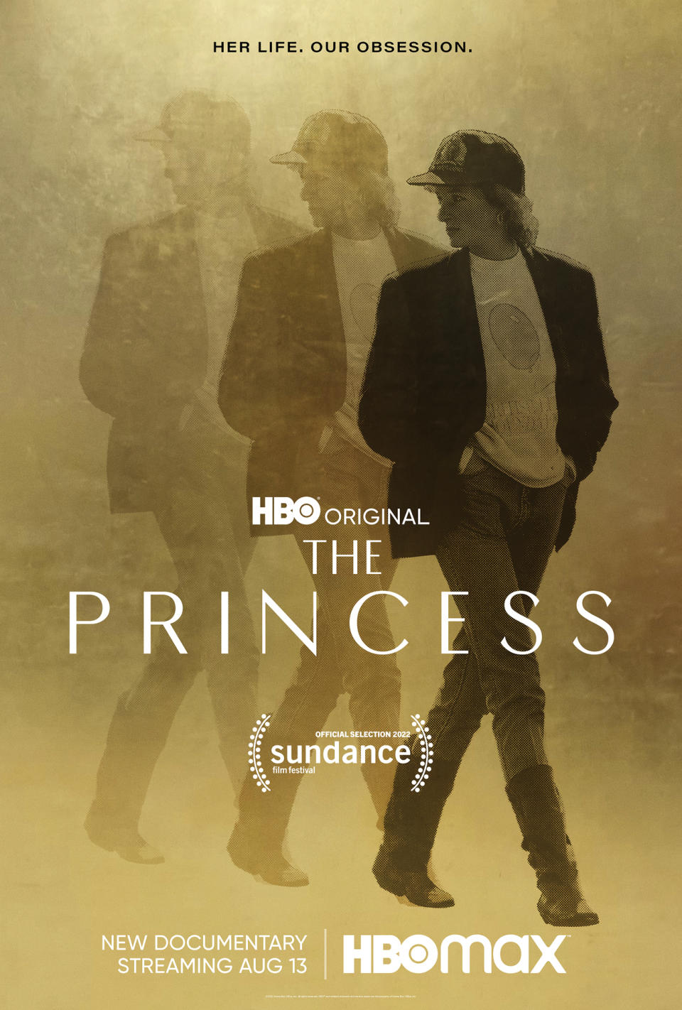 This image released by HBO Max shows promotional art for the film "The Princess," a documentary premiering on Aug. 13. (HBO Max via AP)