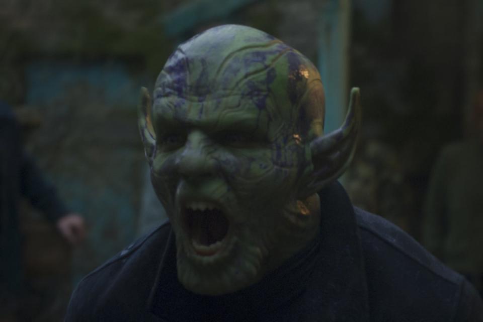 Kingsley Ben-Adir as Rebel Skrull leader Gravik in Marvel Studios’ Secret Invasion (Photo courtesy of Marvel Studios. © 2022 MARVEL)