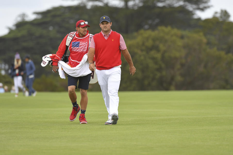 Patrick Reed and his caddie could be facing some serious consequences at the Presidents Cup. (Ben Jared/PGA TOUR/Getty Images)