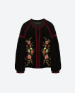 <p><i>[<a href="http://www.zara.com/uk/en/woman/outerwear/view-all/embroidered-velvet-jacket-c733882p3648670.html" rel="nofollow noopener" target="_blank" data-ylk="slk:Zara, £89.99;elm:context_link;itc:0;sec:content-canvas" class="link ">Zara, £89.99</a>]</i></p>