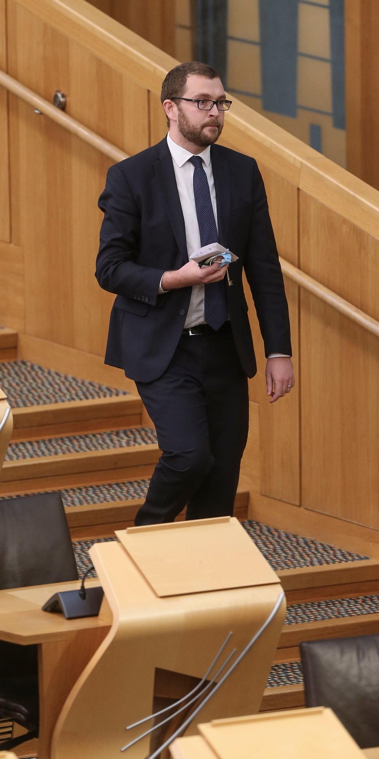 MSP Oliver Mundell was asked to leave the chamber over comments about Nicola Sturgeon (PA)