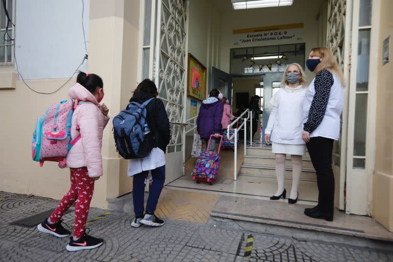 Vuelta a la presencialidad en las escuelas de CABA. Colegio Juan Crisóstomo Lafinur