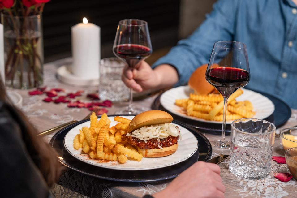 Shake Shack is dedicating tables to date night and dinner parties on Feb. 14, 2024.