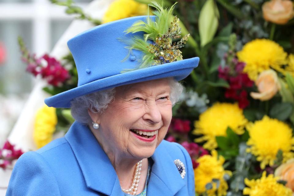 Queen Elizabeth II arrives at the Haig Housing Trust to officially open their new housing development in Morden: Getty Images