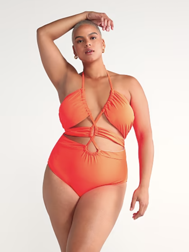 Swimsuits For All Women's Plus Size Vanguard Cup Sized Ribbed One