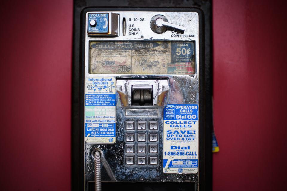 A pay phone at the Short Stop on the corner of Owen Drive and U.S. 301 in Fayetteville has been inoperable for years according to a Short Stop employee.