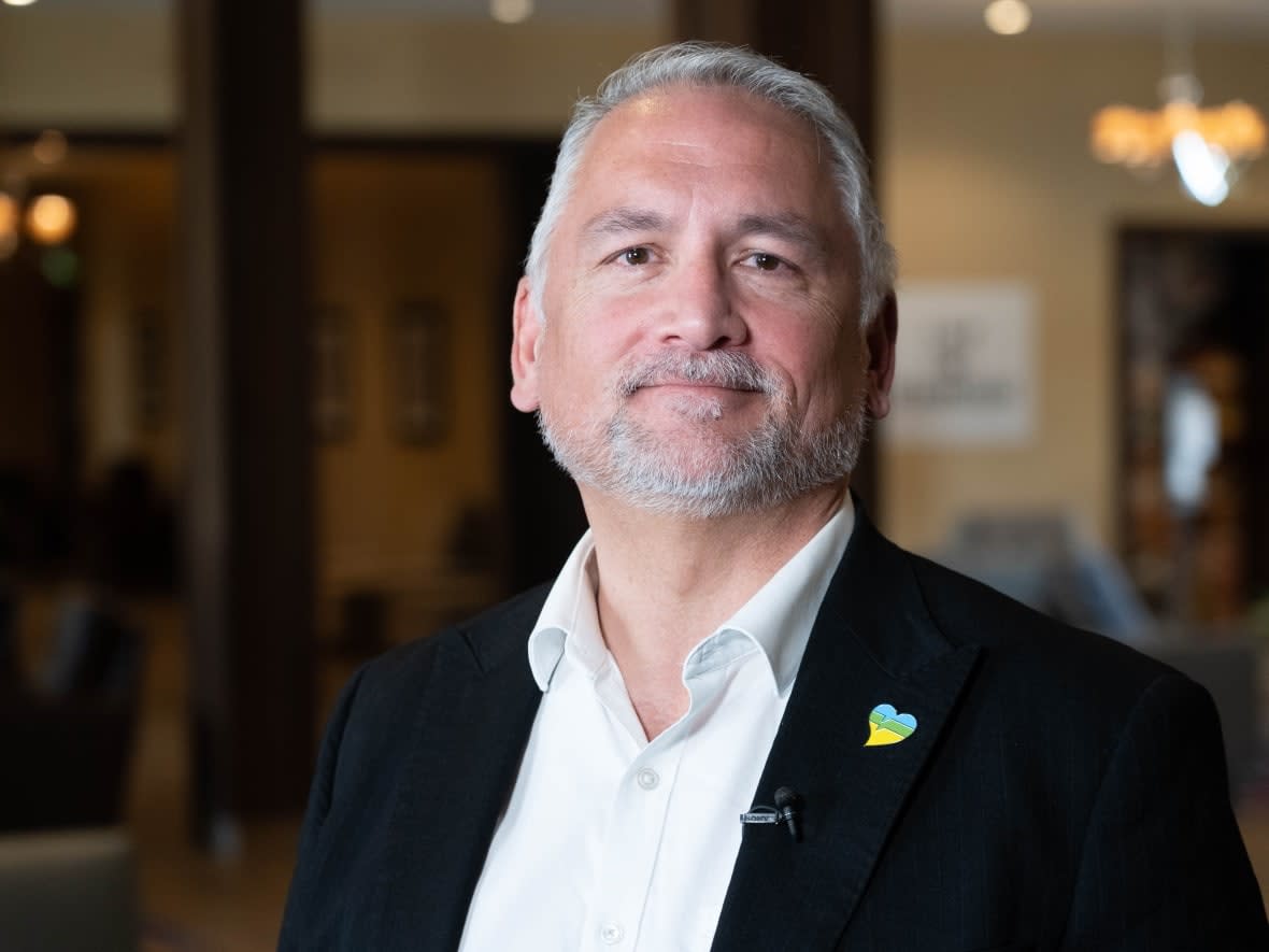 Alberta Party leader Barry Morishita says he will take the summer to ponder his political future.  (Sam Martin/CBC - image credit)