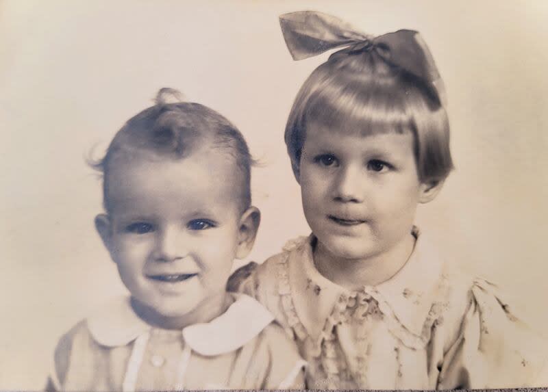 George and Marie Vischer as children