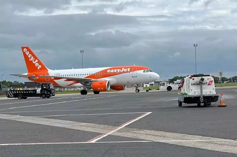 The flight had her luggage onboard