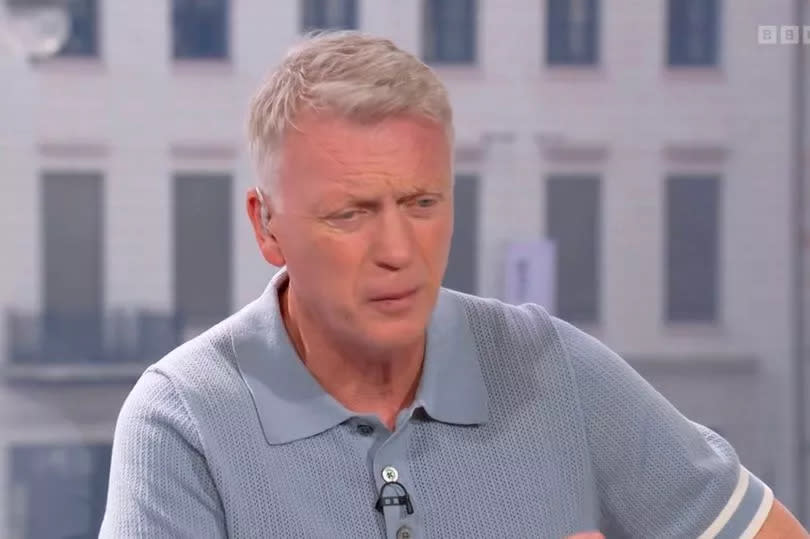 David Moyes speaking on the BBC's Euro 2024 coverage