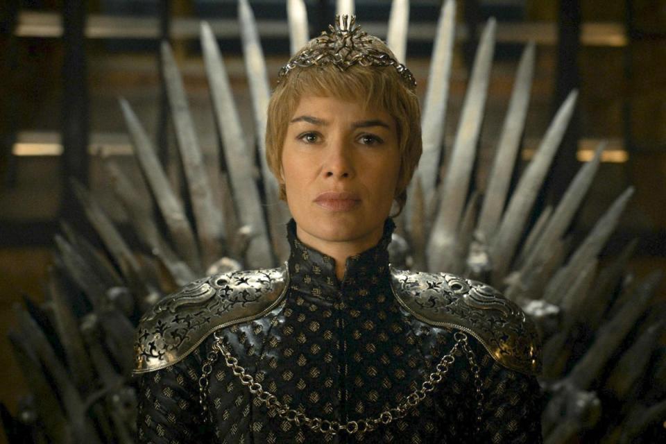 Lena Headey,  best known for playing Queen Cersei in GoT, was married in Italy (HBO via AP)