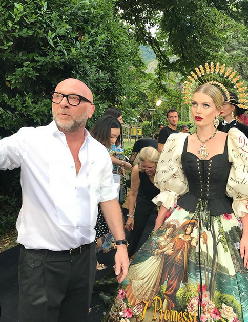 <p>La colección de Dolce & Gabbana se presentó este fin de semana en uno de los lugares más emblemáticos de Italia: Lago di Como. </p>