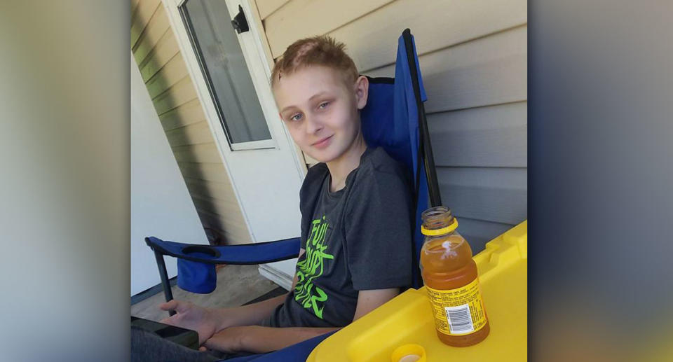 Against all odds, Trenton recovered despite his parents signing away his organs. He has since made remarkable strides in his rehabilitation. Source: Facebook/ Jennifer Reindl