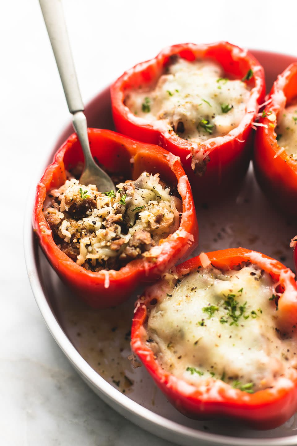 Italian Sausage Stuffed Peppers