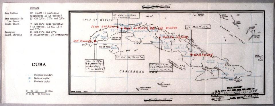 cuba map soviet military equipment