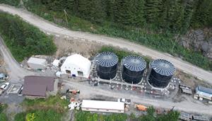 New WTP MBBR tanks and electrical building