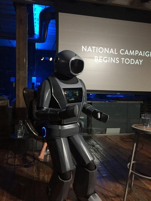 Robot Butler at Quirky event