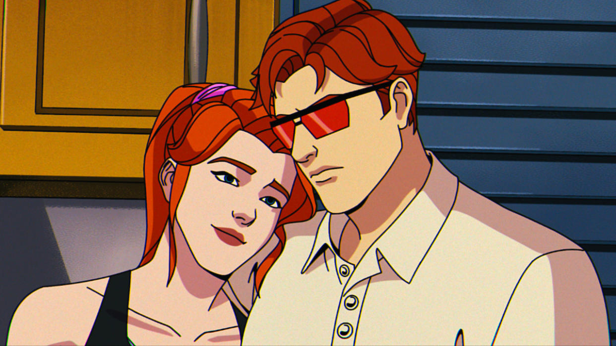  Cyclops and Jean Grey in X-Men '97. 