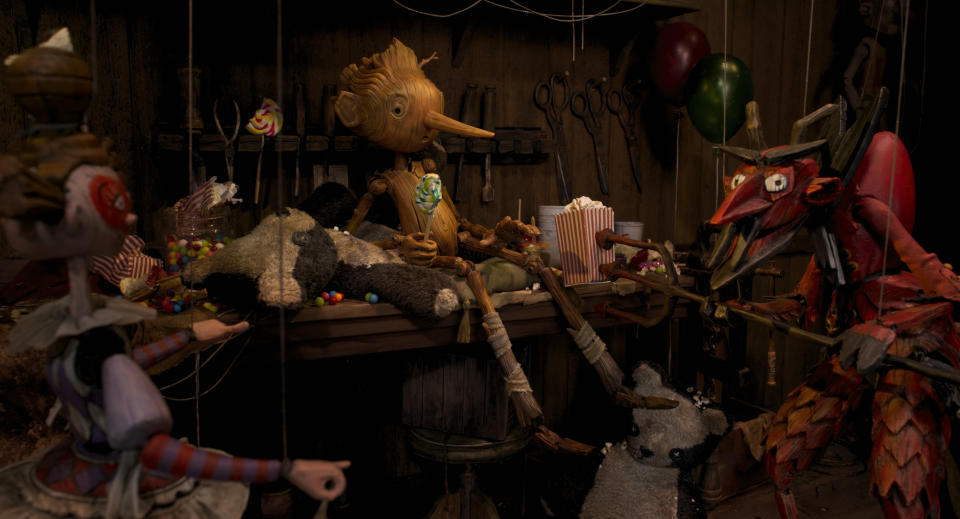 Guillermo del Toro's Pinocchio - (Pictured) Pinocchio (voiced by Gregory Mann). Cr: Netflix Â© 2022