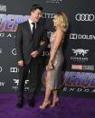 <p>Jost supported Johansson at the final premiere of the Avengers movie, held in Los Angeles. </p><p>Johansson wore a custom glittering Atelier Versace dress. </p><p>The following month, the pair got engaged after Jost proposed to Johansson with a pear-shaped ring totalling approximately 11 carats and estimated to be worth up to £339,000 ($450,000). </p><p>The engagement was confirmed by Johansson's publicist Marcel Pariseau. </p><p>In October 2019, Johansson told Ellen DeGeneres that when proposing Jost 'killed it', and that she was surprised by it. She even compared the proposal to 'a whole James Bond situation'.</p>