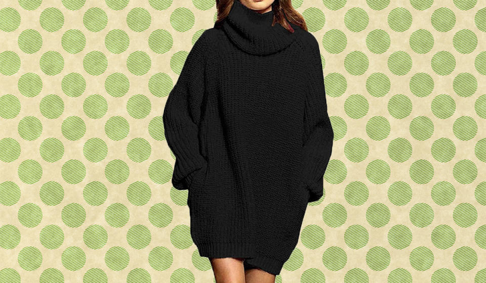 This oversized sweater is perfect for fall and winter. (Photo: Amazon)