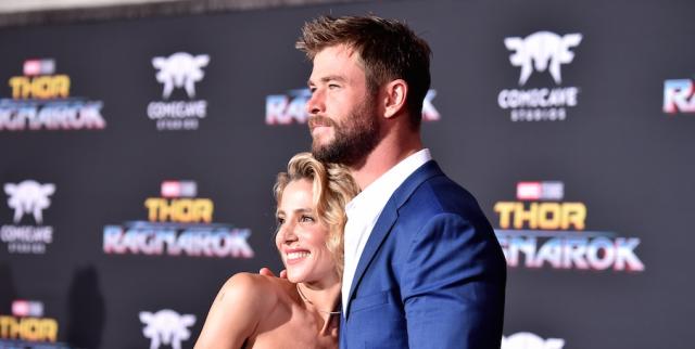 Chris Hemsworth at Thor Ragnarok premiere in LA.